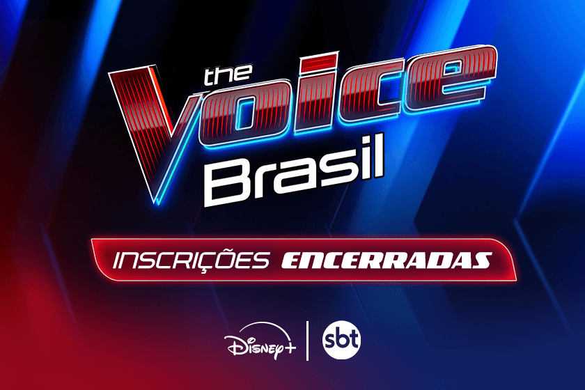 Inscrições para o The Voice Brasil 2026 estão encerradas Inscrições para o The Voice Brasil 2026 estão encerradas